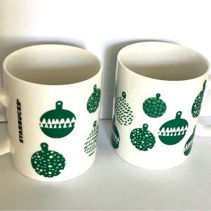 Starbucks Christmas Coffee Mugs (two)